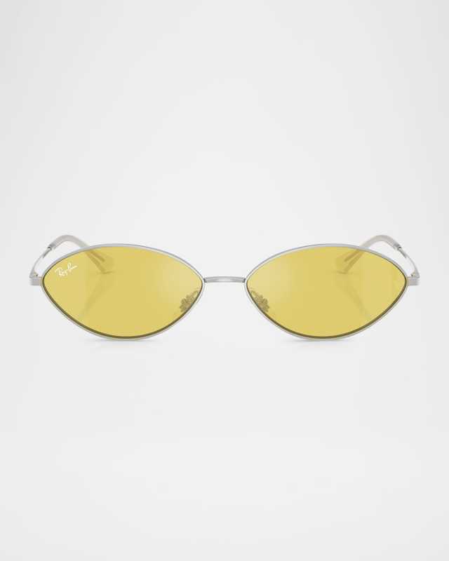 RB3757 Oval Metal Sunglasses